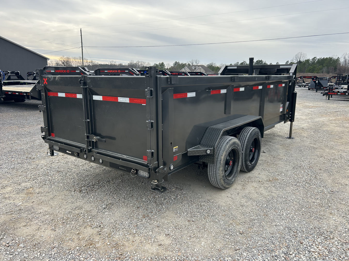 New 2026 MAXXD Gooseneck Dump Trailer | 83" x 16' | 18K GVWR