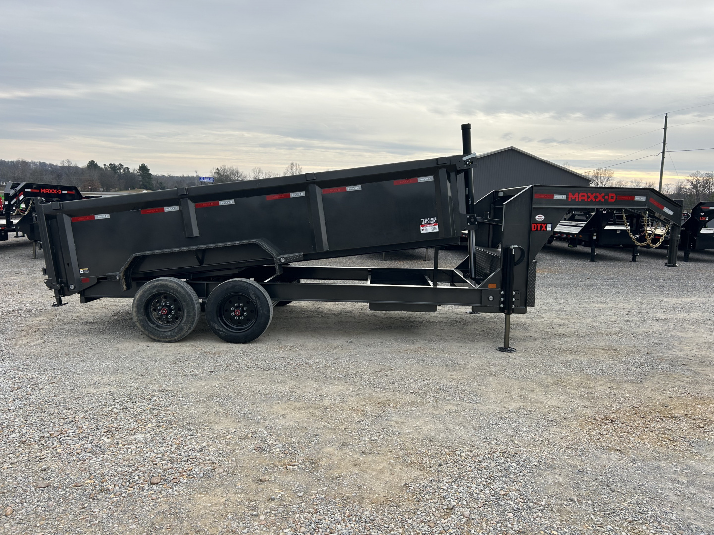New 2026 MAXXD Gooseneck Dump Trailer | 83" x 16' | 18K GVWR