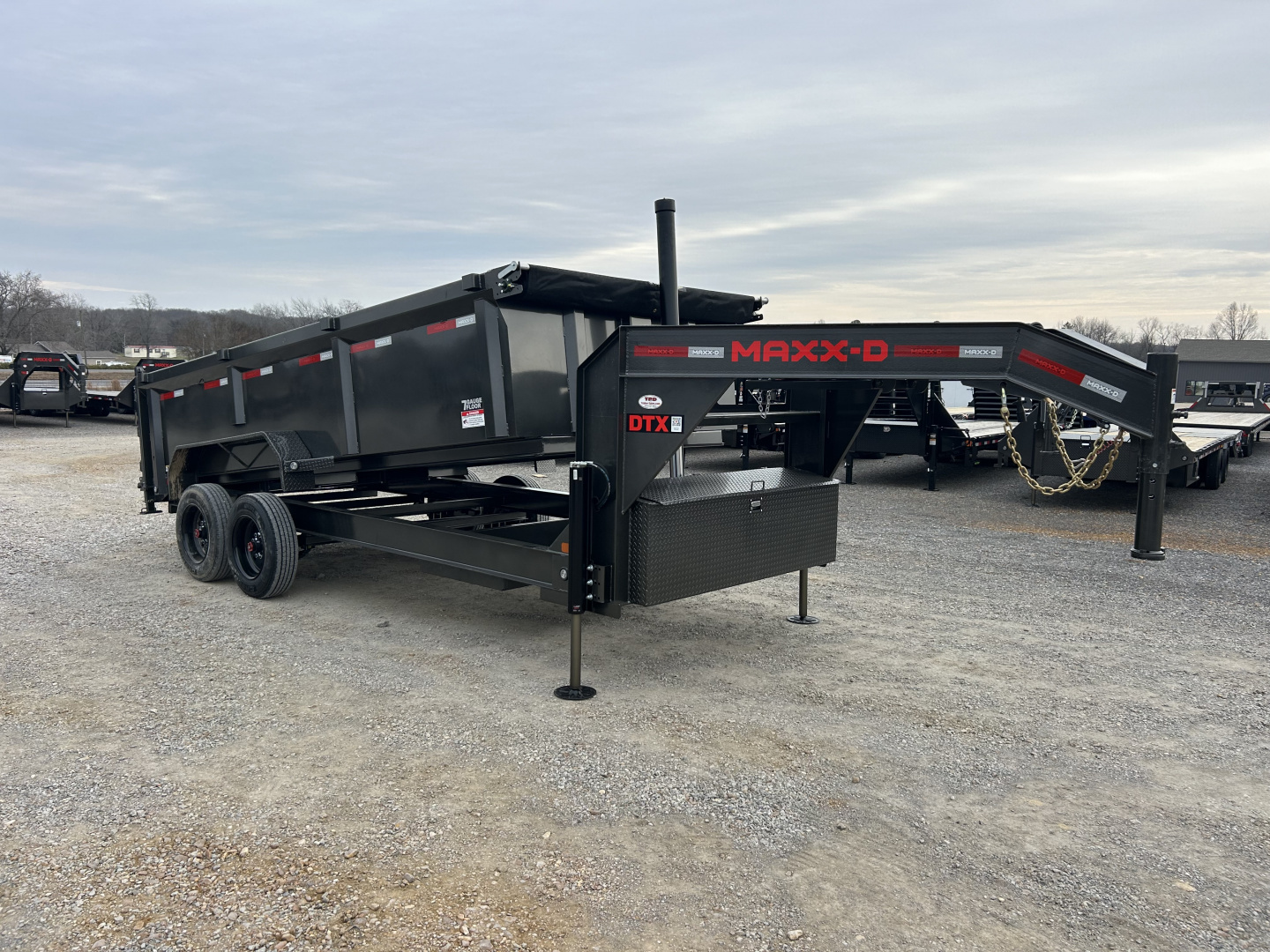 New 2026 MAXXD Gooseneck Dump Trailer | 83" x 16' | 18K GVWR