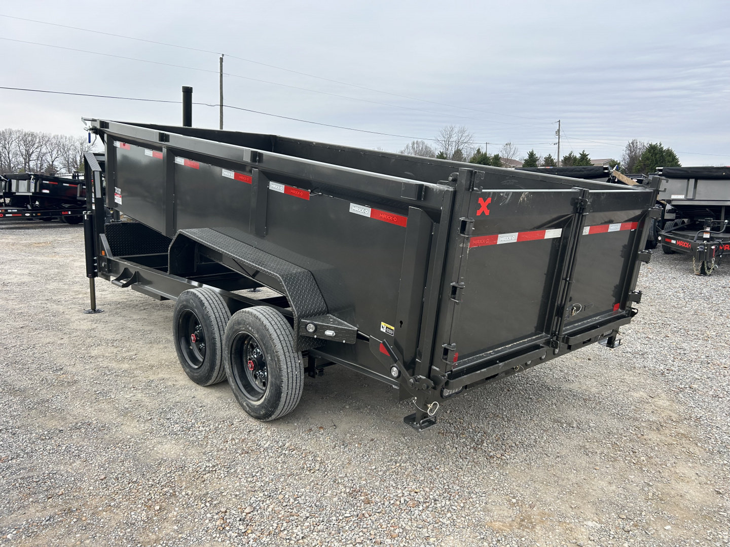New 2026 MAXXD Gooseneck Dump Trailer | 83" x 16' | 18K GVWR