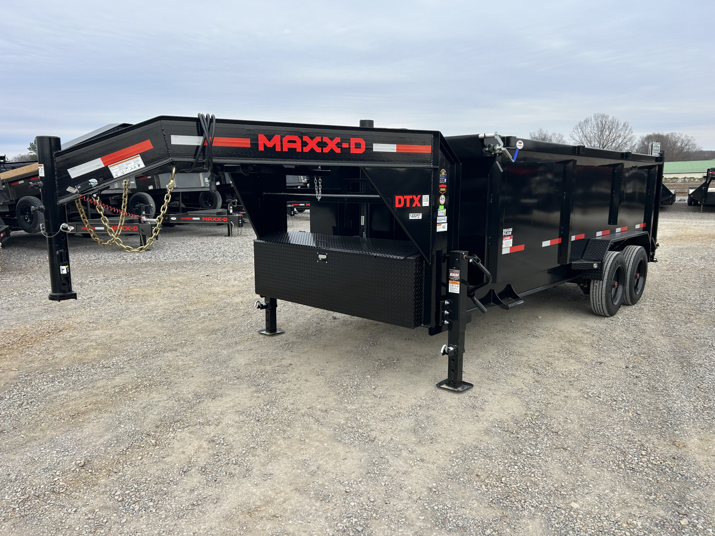 New 2026 MAXXD Gooseneck Dump Trailer | 83" x 16' | 18K GVWR