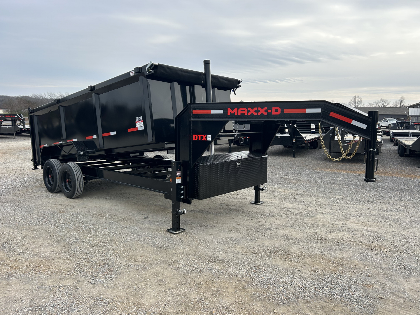 New 2026 MAXXD Gooseneck Dump Trailer | 83" x 16' | 18K GVWR