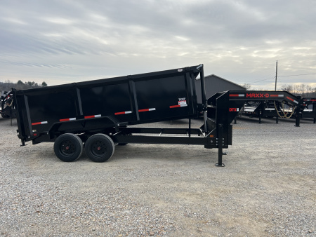 New 2026 MAXXD Gooseneck Dump Trailer | 83" x 16' | 18K GVWR