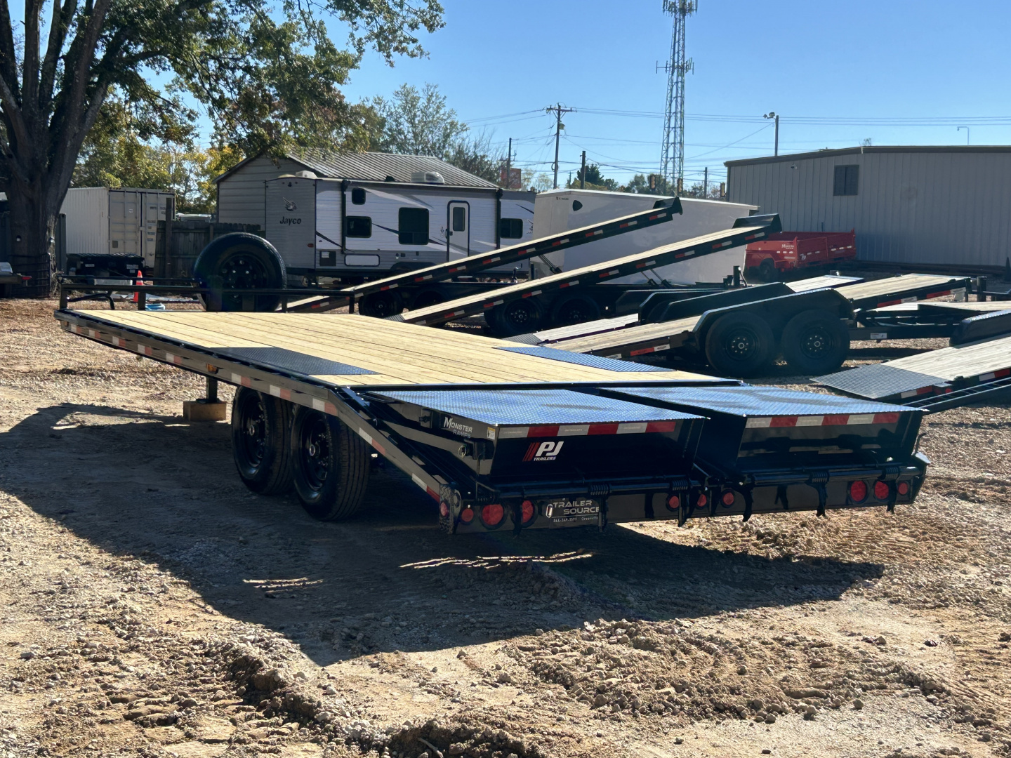 New 2026 PJ Trailers 7x22 TA 14k F8 Deckover Equipment Trailer