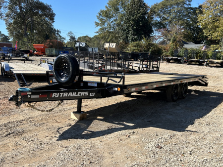 New 2026 PJ Trailers 7x22 TA 14k F8 Deckover Equipment Trailer