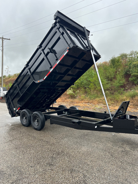 New 2026 QUALITY STEEL CJ 83  x 16' Dump Trailer 4' High Side #260173
