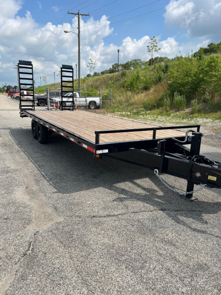 New 2026 QUALITY STEEL 102  x 24' 14K Flatbed Deckover Trailer #253166