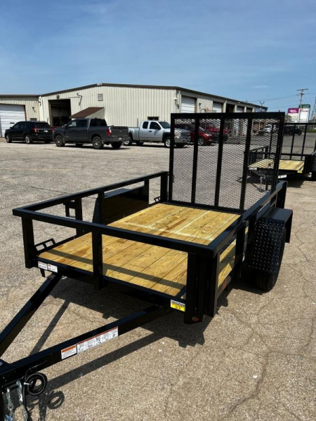 New 2026 Quality Steel 5X8 Single Axle Utility Trailer #251596