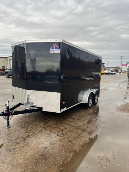 New 2025 Haul-About Bobcat 7x14 7K GVWR Enclosed Cargo Trailer #15498