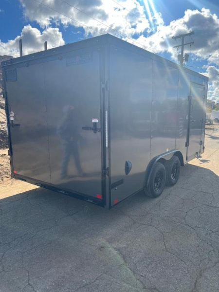 New 2025 Discovery Car Hauler ET 8.5X16 7K GVWR Enclosed Car Trailer  #24478