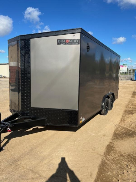 New 2025 Discovery Car Hauler ET 8.5X16 7K GVWR Enclosed Car Trailer  #24478