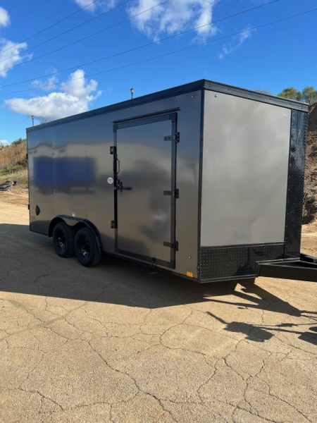 New 2025 Discovery Car Hauler ET 8.5X16 7K GVWR Enclosed Car Trailer  #24478