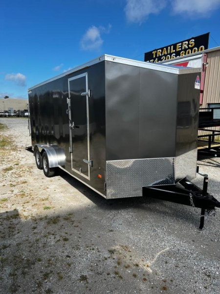 New 2025 Haul-About Cougar 7x18 7K GVWR Enclosed Cargo Trailer  #14583