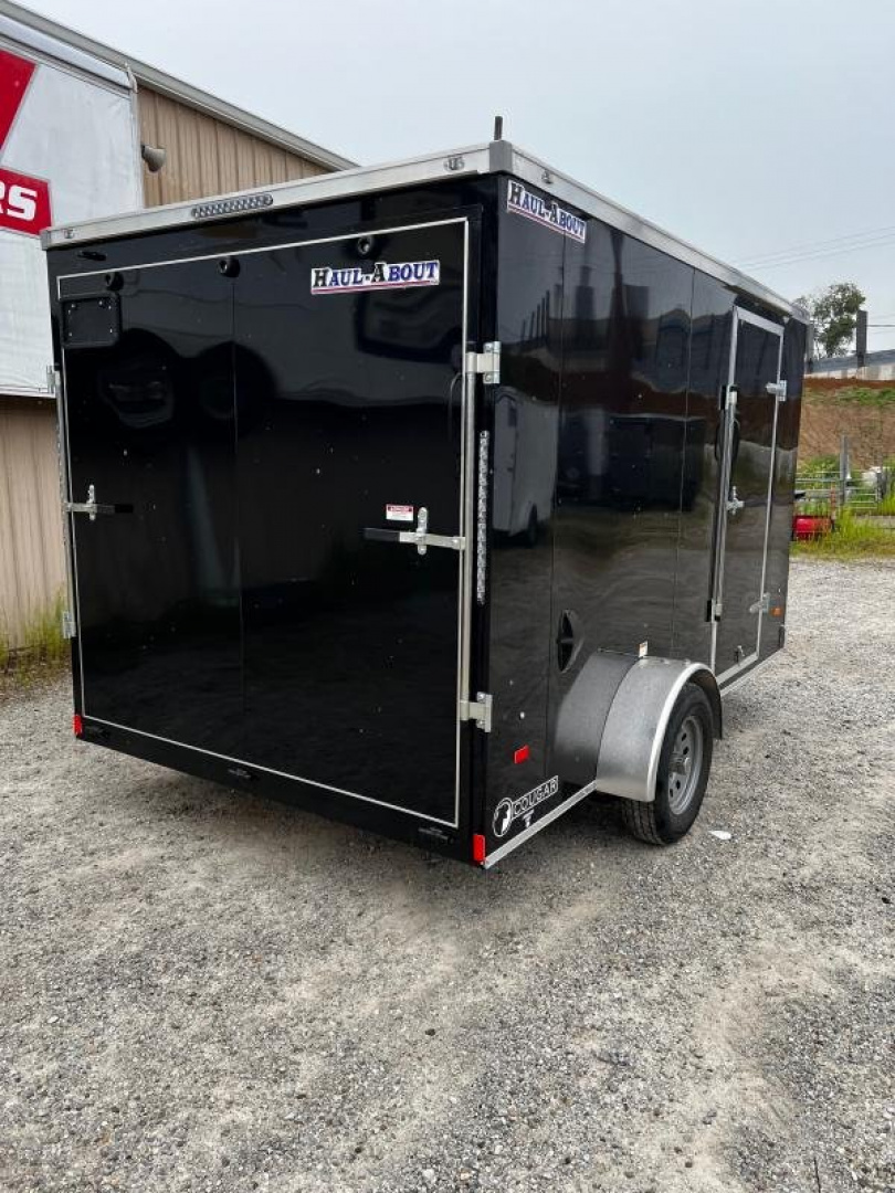 New 2025 Haul-About Cougar 7x12 Single Axle 3k GVWR Enclosed Cargo Trailer  #14561