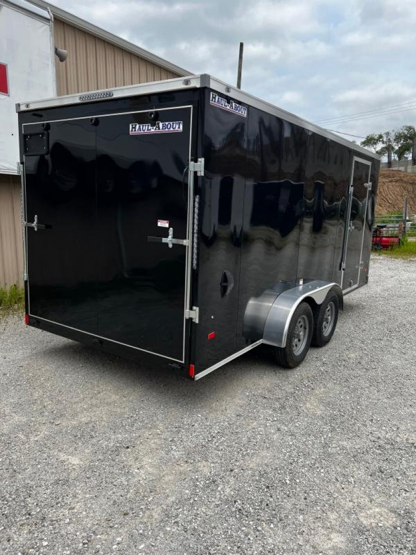 New 2024 Haul-About Bobcat 7x16 7K GVWR Enclosed Cargo Trailer #14244