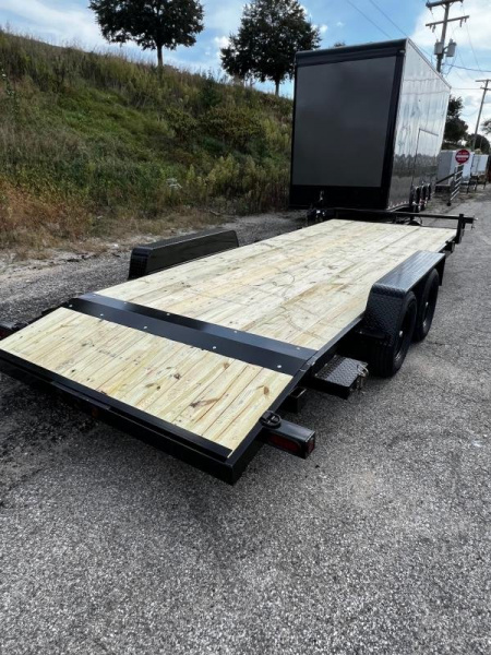 New 2024 Quality Steel 83"X20' 7K GVWR Car Trailer #242676