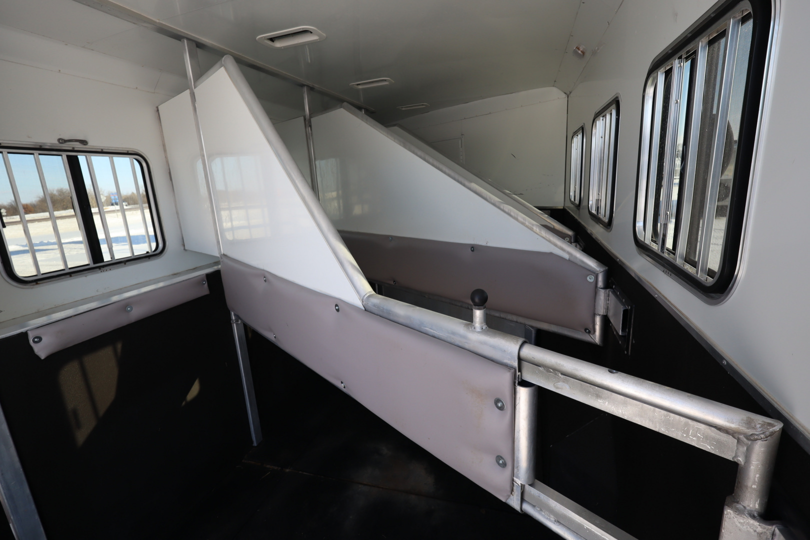 Used 2012 Bison Trailers 4 Place LQ Bunkbed Horse Trailer