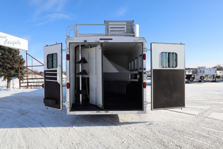 Used 2012 Bison Trailers 4 Place LQ Bunkbed Horse Trailer