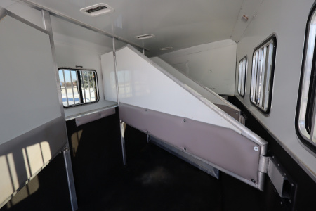 Used 2012 Bison Trailers 4 Place LQ Bunkbed Horse Trailer