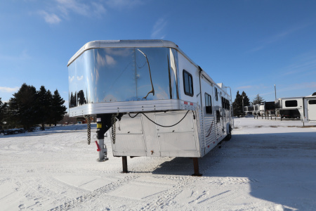 Used 2012 Bison Trailers 4 Place LQ Bunkbed Horse Trailer