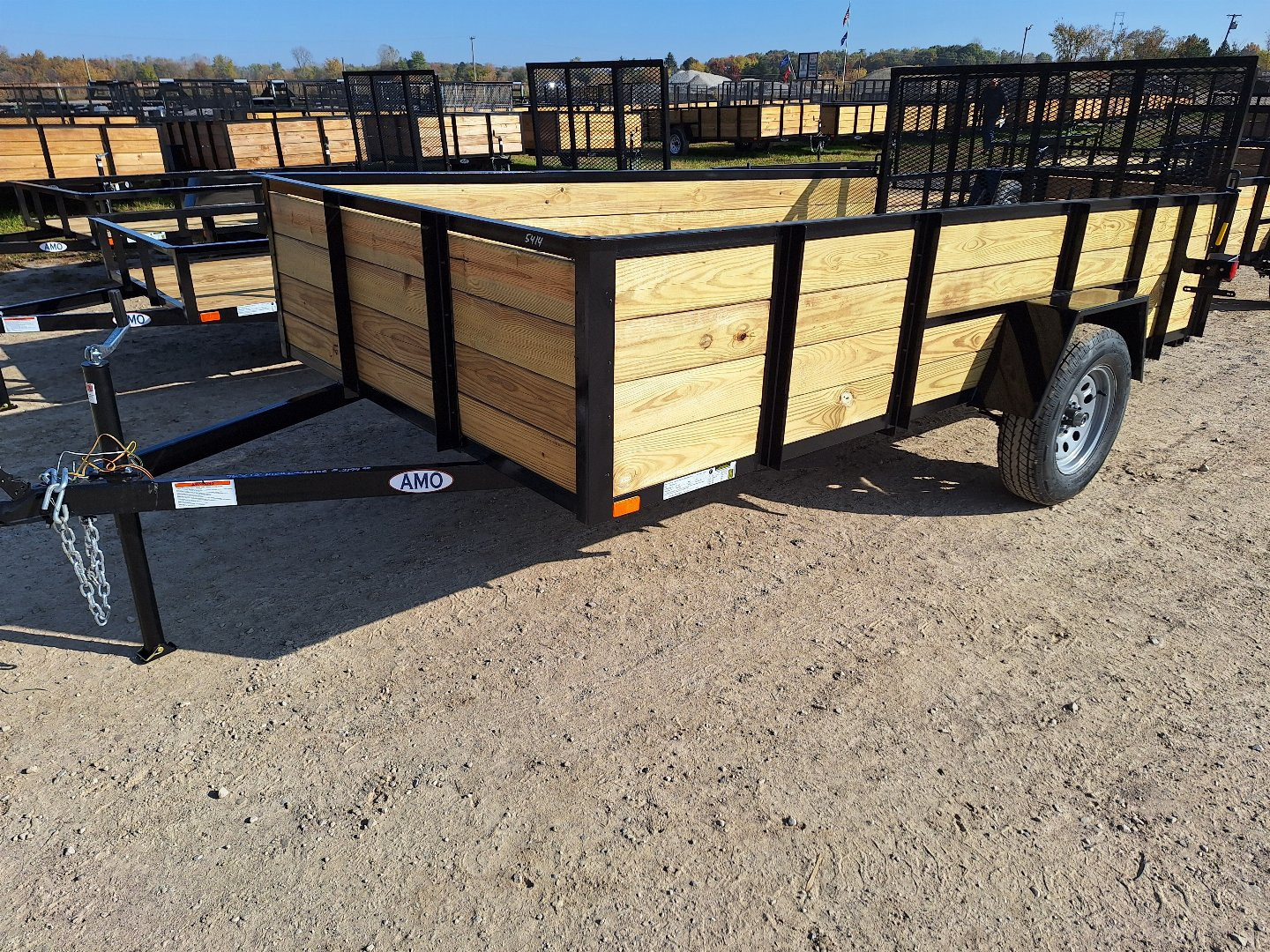 New 2026 AMO 76x14 Woodside 3K Utility Trailer