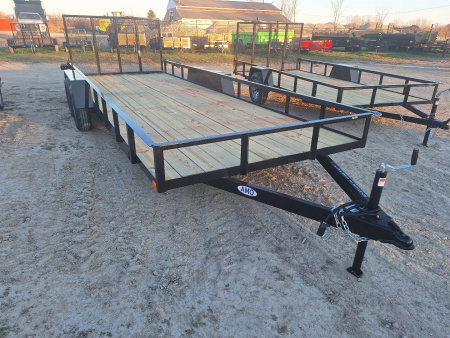New 2026 AMO 82x20 2BRK Lowside Landscape Trailer
