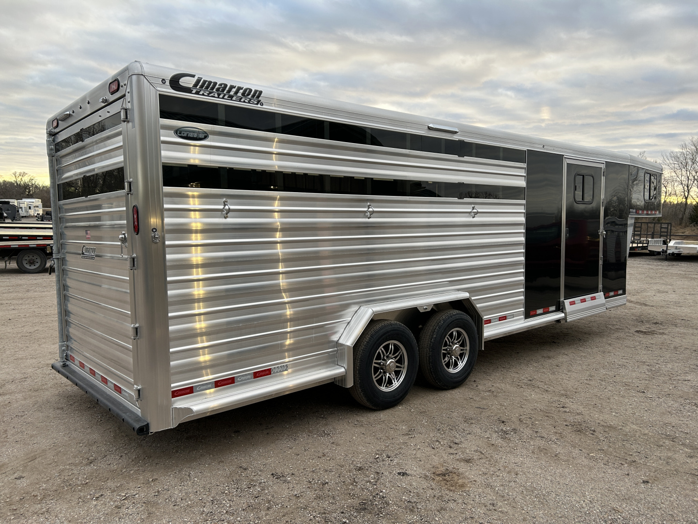 New 2026 Cimarron Lonestar Stock / Stock Combo Trailer