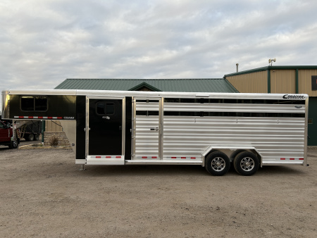 New 2026 Cimarron Lonestar Stock / Stock Combo Trailer