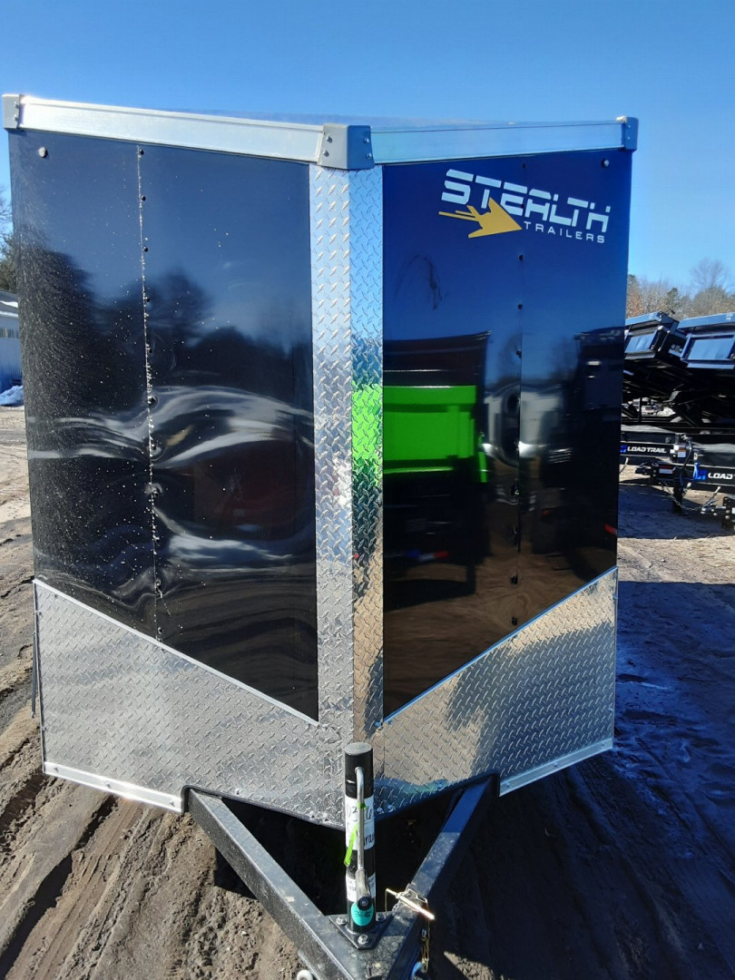 New 2026 Stealth Trailers 6X10 BLACK RAMP 3K Cargo / Enclosed Trailer