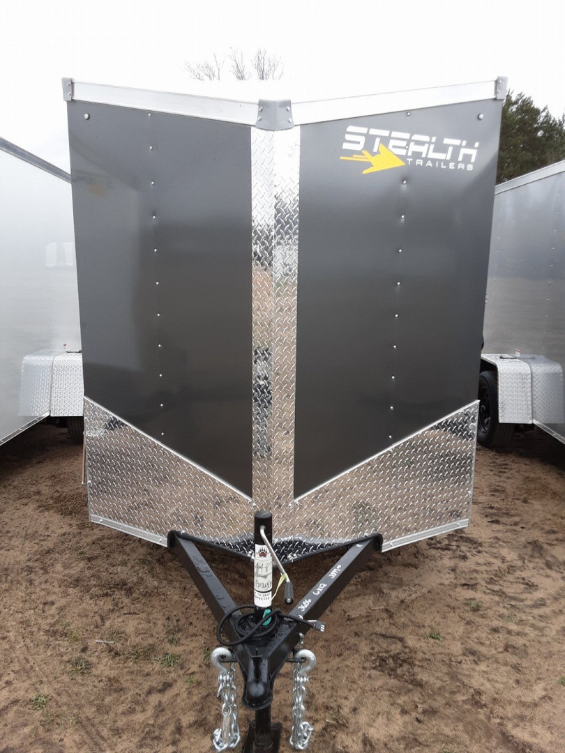 New 2026 Stealth Trailers 6X12 W/RAMP CHARCOAL Cargo / Enclosed Trailer
