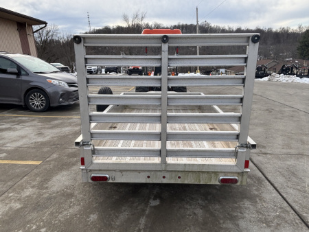 Used 2019 Alumatech Trailers 5x8 Aluminum Utility Trailer W/ Tool Box - Ramp - 2990# GVWR