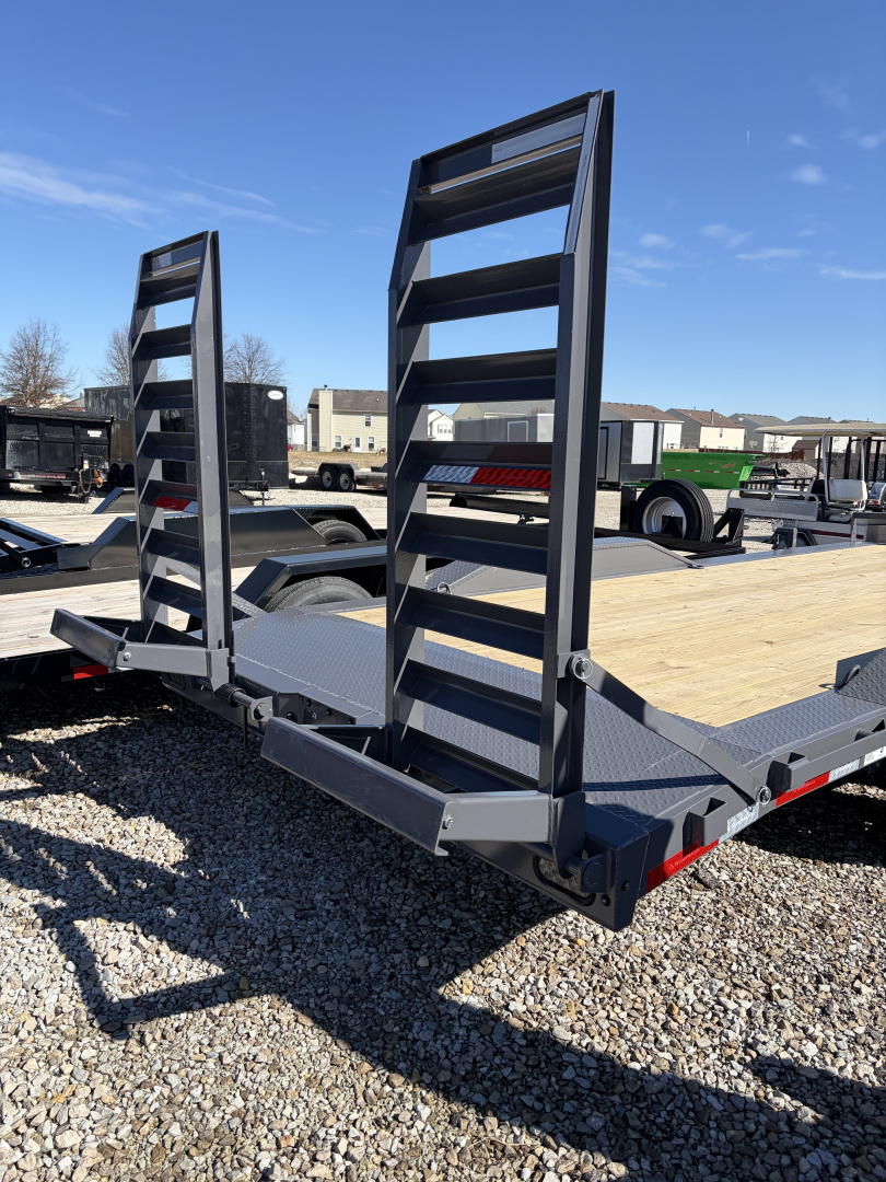 New 2026 RAWMAXX EQUIPMENT ECX20BP14K 83X20 TA CARHAULER (GVW:14000) SHADOW GRAY