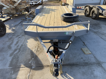 New 2026 RAWMAXX EQUIPMENT ECX20BP14K 83X20 TA CARHAULER (GVW:14000) LAVA GRAY