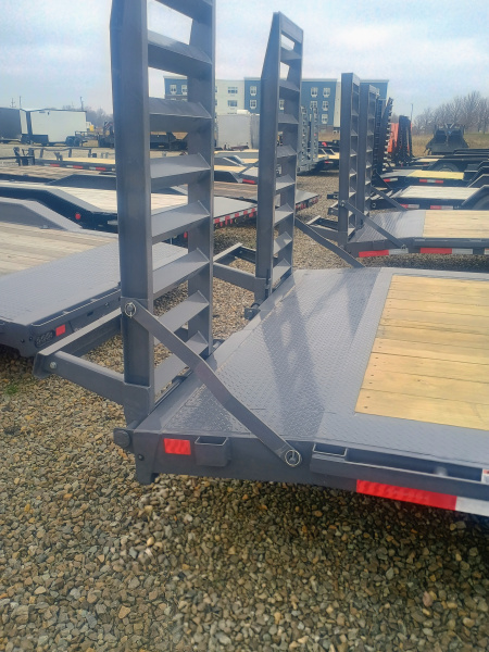 New 2026 RAWMAXX EQUIPMENT ECX22BP14K 83X22 TA CARHAULER (GVW:14000) SHADOW GRAY