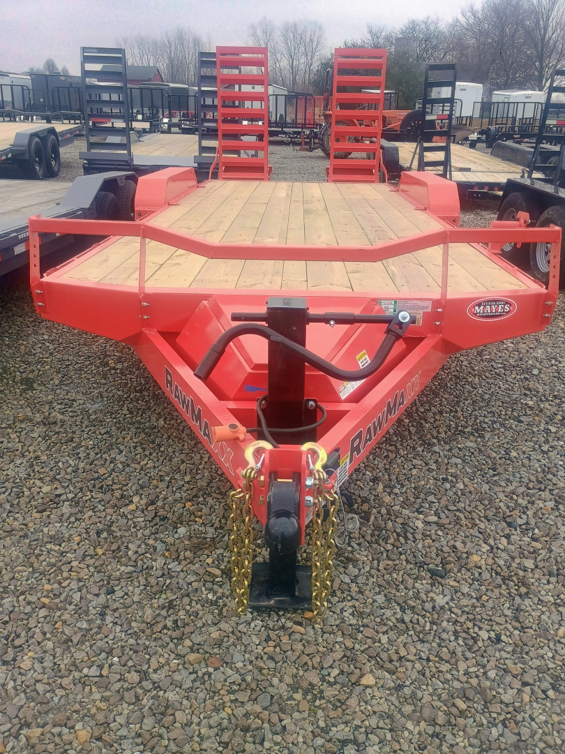 New 2026 RAWMAXX EQUIPMENT ECX20BP14K 83X20 TA CARHAULER (GVW:14000) RUBY RED
