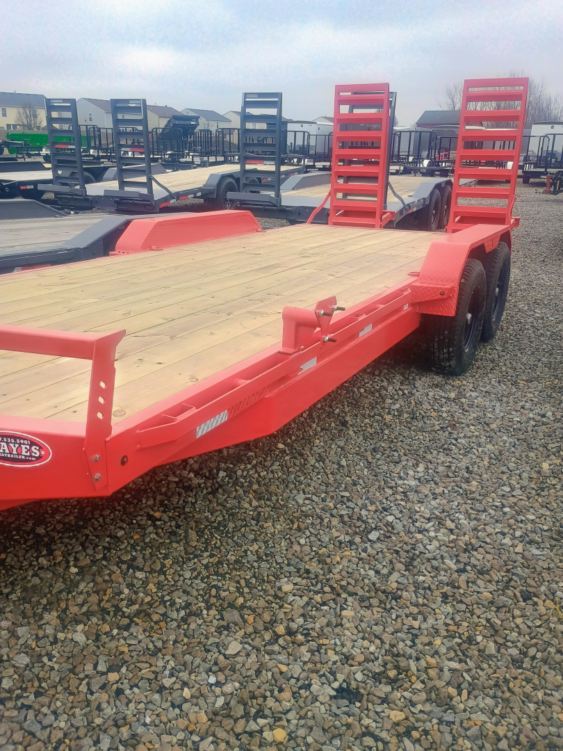 New 2026 RAWMAXX EQUIPMENT ECX20BP14K 83X20 TA CARHAULER (GVW:14000) RUBY RED