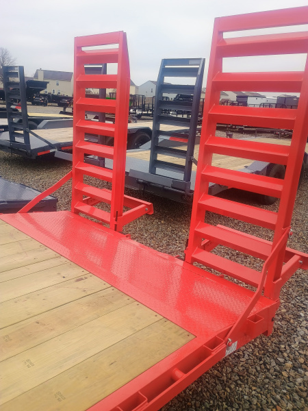 New 2026 RAWMAXX EQUIPMENT ECX20BP14K 83X20 TA CARHAULER (GVW:14000) RUBY RED