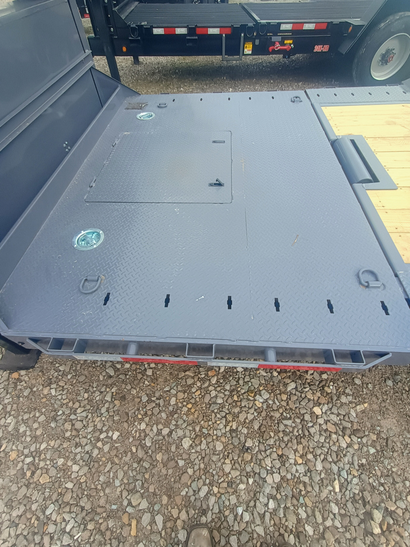 New 2026 RAWMAXX TILT GTX22GN14K 102X22 TA GOOSENECK PARTIAL TILT (GVW:14000) SHADOW GRAY