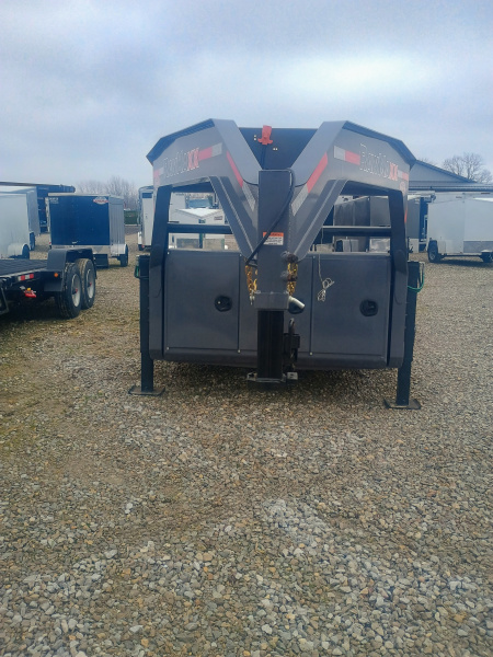 New 2026 RAWMAXX TILT GTX22GN14K 102X22 TA GOOSENECK PARTIAL TILT (GVW:14000) SHADOW GRAY