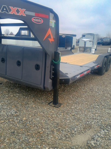 New 2026 RAWMAXX TILT GTX22GN14K 102X22 TA GOOSENECK PARTIAL TILT (GVW:14000) SHADOW GRAY