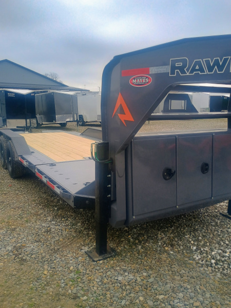New 2026 RAWMAXX TILT GTX22GN14K 102X22 TA GOOSENECK PARTIAL TILT (GVW:14000) SHADOW GRAY