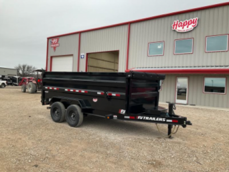 2026 PJ 83"x14' BP Tandem Axle Low Pro High Side Dump w/ 48" Sides – DM