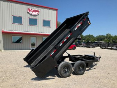 2026 PJ 72"x12' BP Tandem Axle Dump w/ 20" Sides – D3