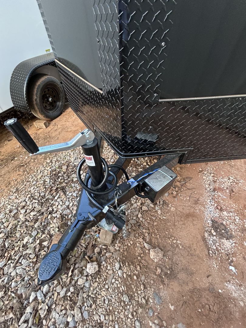 New 2026 Family Trailer 6x12 Tandem Axles Cargo / Enclosed Trailer-Screwless Exterior-Blackout Pkg-Rear Spoiler