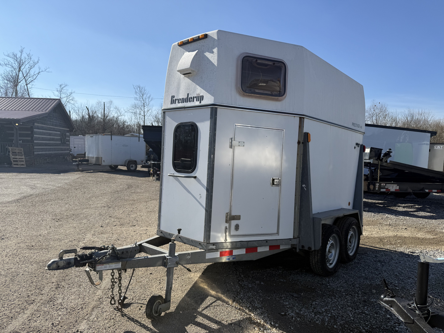 Used 1979 Brenderup 1 HORSE TRAILER Stock / Stock Combo Trailer