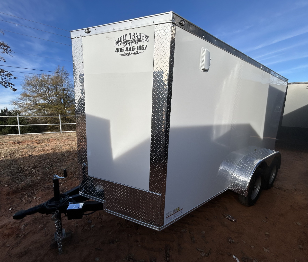New 2026 Family Trailer 6x12 Tandem Axles Cargo / Enclosed Trailer-Screwless Exterior - BASIC PKG