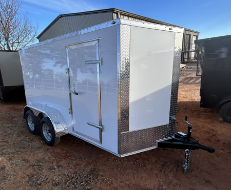 New 2026 Family Trailer 6x12 Tandem Axles Cargo / Enclosed Trailer-Screwless Exterior - BASIC PKG