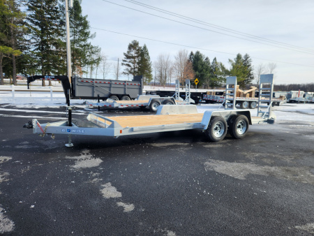 New 2026 BWISE EH10 82x18 10K Tandem Axle Equipment Trailer
