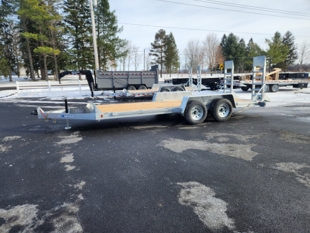 New 2026 BWISE EH10 82x18 10K Tandem Axle Equipment Trailer