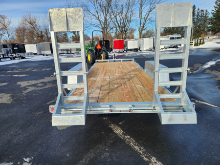 New 2026 BWISE EH10 82x18 10K Tandem Axle Equipment Trailer